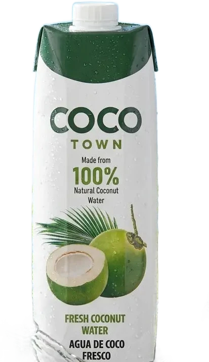Case of Coco Town 33.8 fl oz cartons