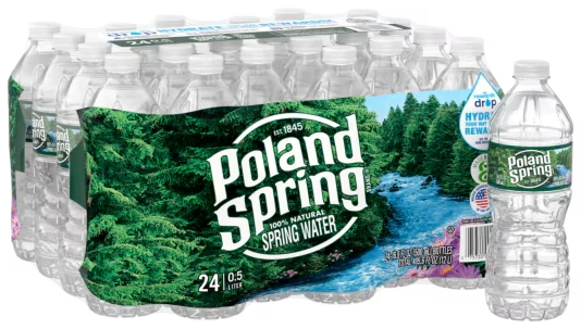 Case of Poland Spring 16.9 fl oz bottles