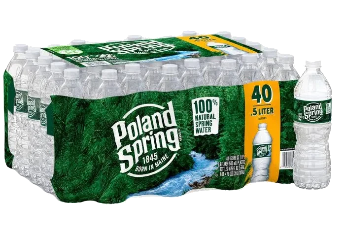Case of Poland Spring 16.9 fl oz bottles